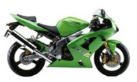 Verkleidung Kawasaki Ninja ZX6R 03-04