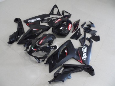 Aprilia RS 125 06-11 Verkleidungen - Schwarz Rot Streifen