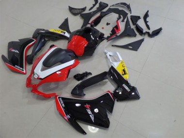 Aprilia RS4 50 125 11-18 Verkleidungen - Schwarz Rote Weiß