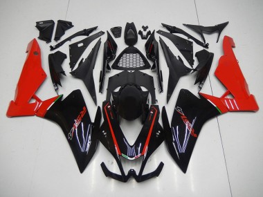 Aprilia RSV4 09-15 Verkleidungen & Plastik - Schwarz Rot