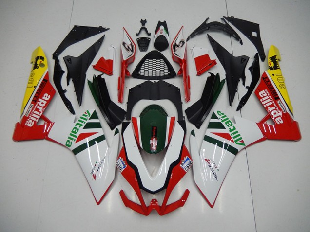 Aprilia RSV4 09-15 Verkleidungen - Weiß Rot Alitalia Aprilia RSV4 09-15 Verkleidungen - Weiß Rot Alitalia