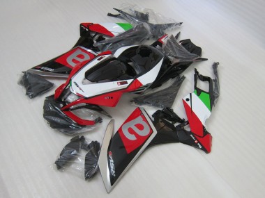 Aprilia RSV4 09-15 Vollverkleidung - Schwarz Rot