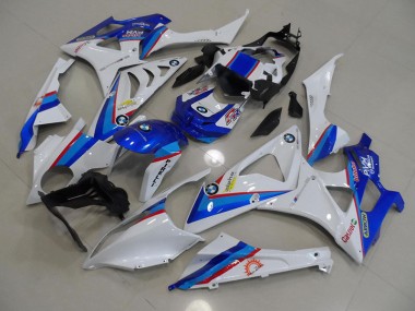 BMW S1000RR 09-14 Verkleidung - Blau Weiß
