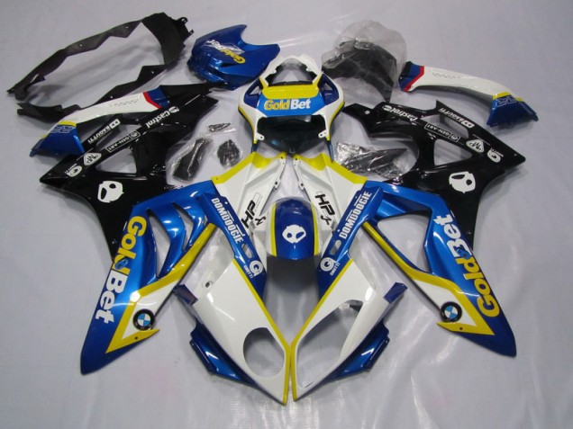 BMW S1000RR 09-14 Verkleidung - Blau Weiße GoldBet BMW S1000RR 09-14 Verkleidung - Blau Weiße GoldBet
