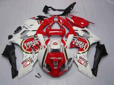 BMW S1000RR 09-14 Verkleidungen - Rot Weiß Lucky Strike