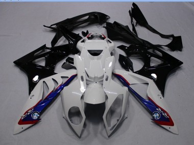 BMW S1000RR 09-14 Verkleidungen - Weiß Schwarz Blau
