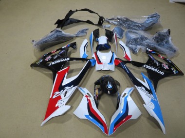 BMW S1000RR 19-21 Verkleidungen - Weiß Blau Rot Schwarz
