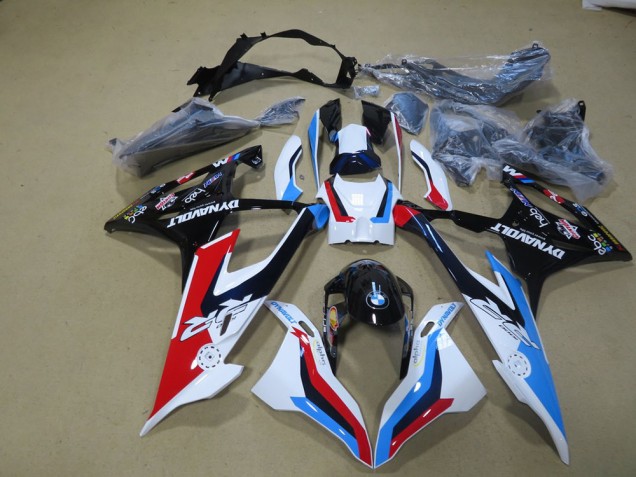 BMW S1000RR 19-21 Verkleidungen - Weiß Blau Rot Schwarz BMW S1000RR 19-21 Verkleidungen - Weiß Blau Rot Schwarz