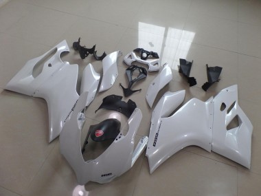 Ducati 1199 11-14 Verkleidungen - Perl Weiß