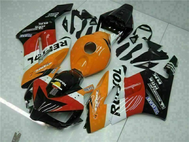 Honda CBR 1000 RR 04-05 Verkleidung - Orange Schwarz Repsol Honda CBR 1000 RR 04-05 Verkleidung - Orange Schwarz Repsol