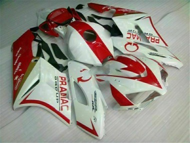 Honda CBR 1000 RR 04-05 Verkleidung & Plastik - Weiß Rot