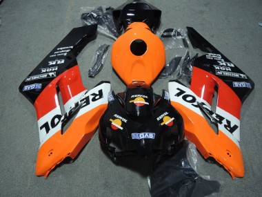 Honda CBR 1000 RR 04-05 Verkleidung - Schwarz Orange Repsol