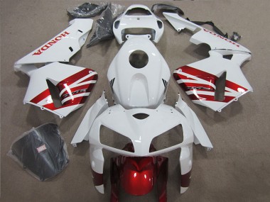 Honda CBR 1000 RR 04-05 Verkleidung - Weiß Rot Schwarz