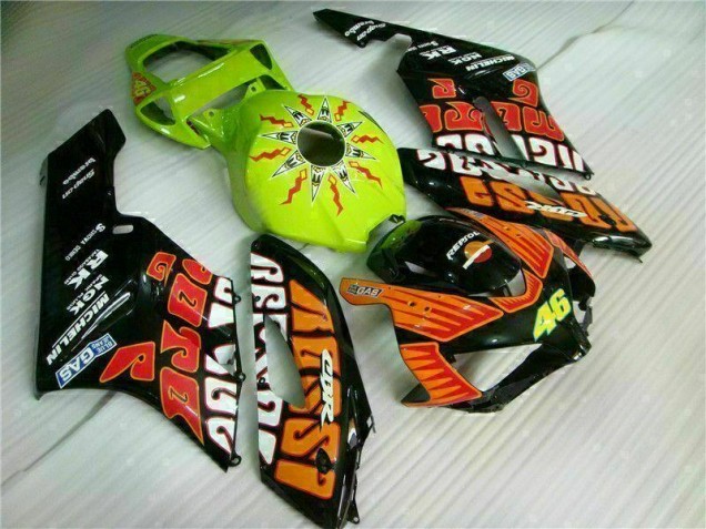 Honda CBR 1000 RR 04-05 Verkleidungen - Orange Grün Honda CBR 1000 RR 04-05 Verkleidungen - Orange Grün