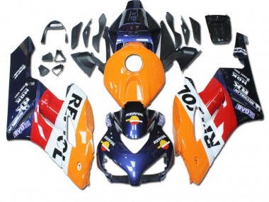 Honda CBR 1000 RR 04-05 Verkleidungen - Orange Rot Blau Repsol