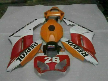 Honda CBR 1000 RR 04-05 Verkleidungen - Orange Rot Repsol 26