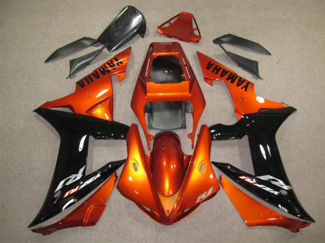 Honda CBR 1000 RR 04-05 Verkleidungen - Orange Schwarz Honda CBR 1000 RR 04-05 Verkleidungen - Orange Schwarz
