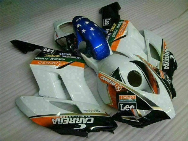 Honda CBR 1000 RR 04-05 Verkleidungen - Weiß Blau Honda CBR 1000 RR 04-05 Verkleidungen - Weiß Blau