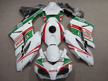 Honda CBR 1000 RR 04-05 Verkleidungen - Weiß Rot Castrol