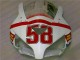 Honda CBR 1000 RR 04-05 Verkleidungen - Weiß Rot Honda CBR 1000 RR 04-05 Verkleidungen - Weiß Rot