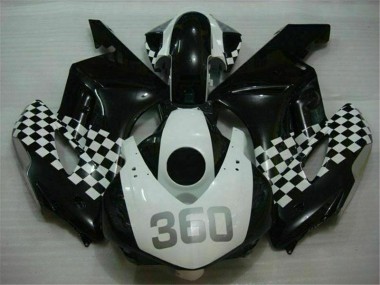 Honda CBR 1000 RR 04-05 Verkleidungen - Weiß Schwarz