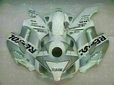 Honda CBR 1000 RR 04-05 Verkleidungen - Weiß Silber Repsol