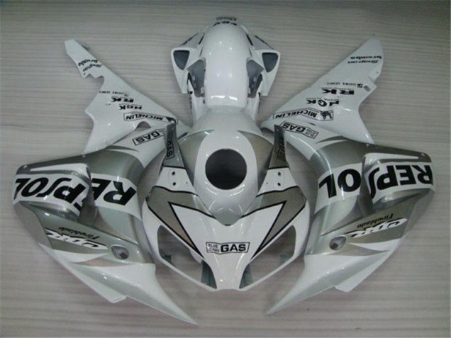 Honda CBR 1000 RR 04-05 Verkleidungen - Weiß Silber Schwarz Repsol Honda CBR 1000 RR 04-05 Verkleidungen - Weiß Silber Schwarz Repsol