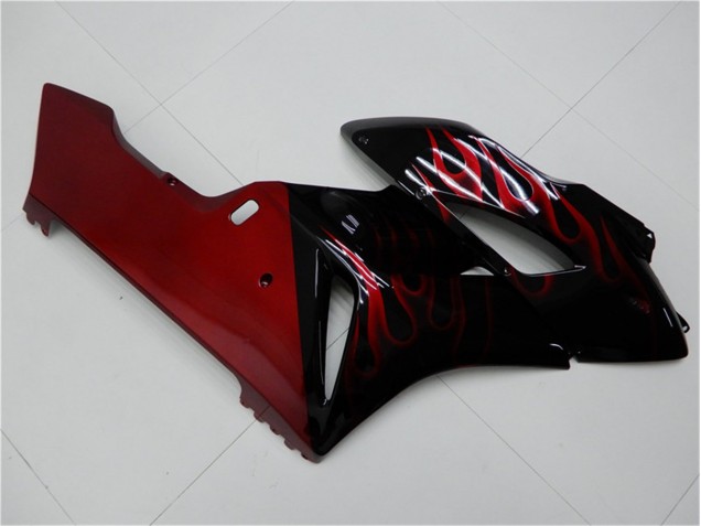 Honda CBR 1000 RR 04-05 Vollverkleidung - Rot Schwarz Honda CBR 1000 RR 04-05 Vollverkleidung - Rot Schwarz