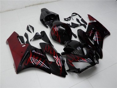 Honda CBR 1000 RR 04-05 Vollverkleidung - Rot Schwarz