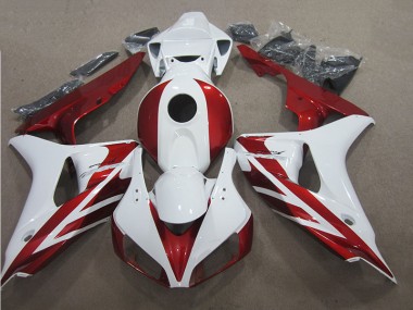 Honda CBR 1000 RR 06-07 Verkleidung - Rot Weiß