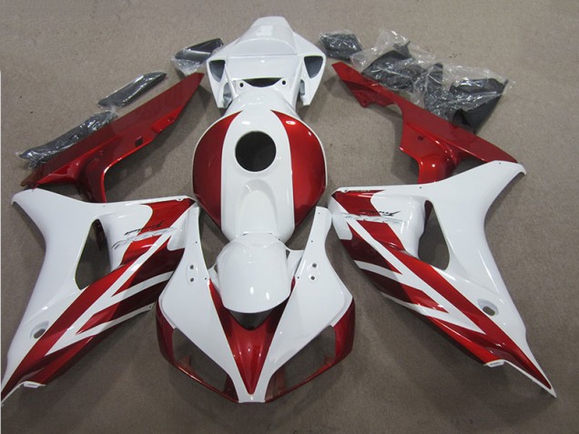Honda CBR 1000 RR 06-07 Verkleidung - Rot Weiß Honda CBR 1000 RR 06-07 Verkleidung - Rot Weiß