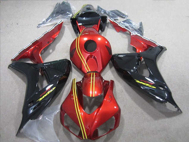 Honda CBR 1000 RR 06-07 Verkleidung - Schwarz Rot Gelb Honda CBR 1000 RR 06-07 Verkleidung - Schwarz Rot Gelb
