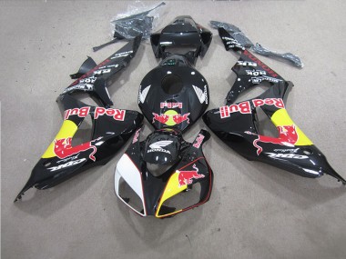 Honda CBR 1000 RR 06-07 Verkleidung - Schwarzer Rot Bull