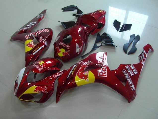 Honda CBR 1000 RR 06-07 Verkleidungen - Candy Rot Rot Bull Honda CBR 1000 RR 06-07 Verkleidungen - Candy Rot Rot Bull