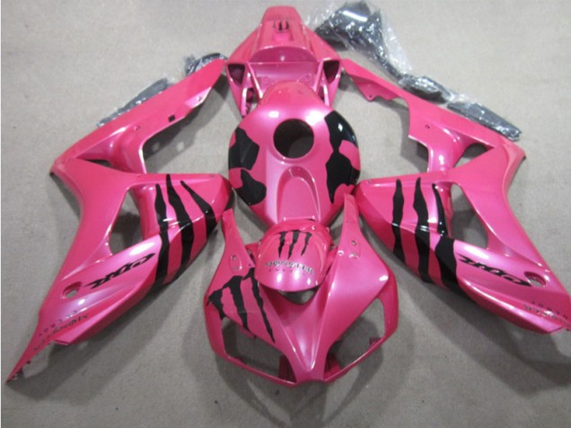 Honda CBR 1000 RR 06-07 Verkleidungen - Rosa Schwarz Monster Honda CBR 1000 RR 06-07 Verkleidungen - Rosa Schwarz Monster