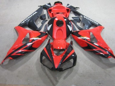 Honda CBR 1000 RR 06-07 Verkleidungen - Rot Schwarz Fireblade
