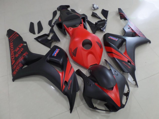 Honda CBR 1000 RR 06-07 Verkleidungen - Rot und Matt Schwarz Honda CBR 1000 RR 06-07 Verkleidungen - Rot und Matt Schwarz