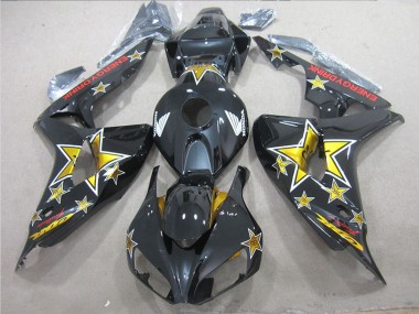Honda CBR 1000 RR 06-07 Verkleidungen - Schwarz Gelb ENERGY DRINK