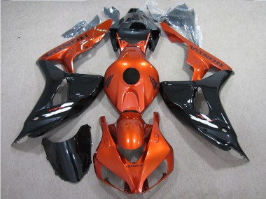 Honda CBR 1000 RR 06-07 Verkleidungen - Schwarz Orange