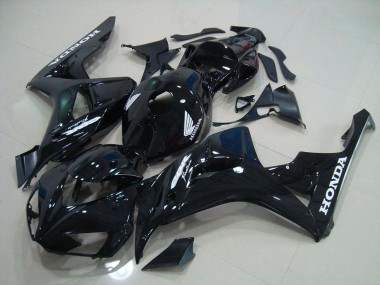 Honda CBR 1000 RR 06-07 Verkleidungen - Schwarz Silber Aufkleber