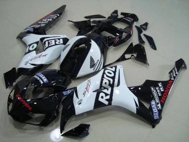 Honda CBR 1000 RR 06-07 Verkleidungen - Schwarz Weiß Repsol