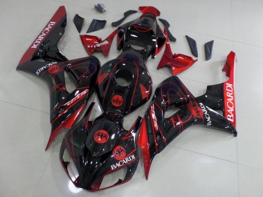 Honda CBR 1000 RR 06-07 Verkleidungen - Schwarzer Bacardi