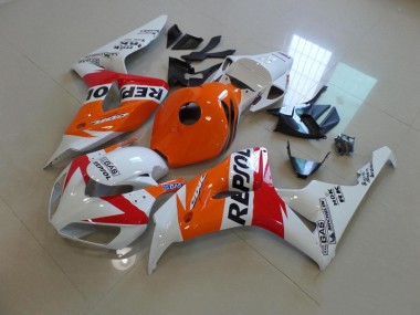 Honda CBR 1000 RR 06-07 Verkleidungen - Weiß Und Orange Repsol