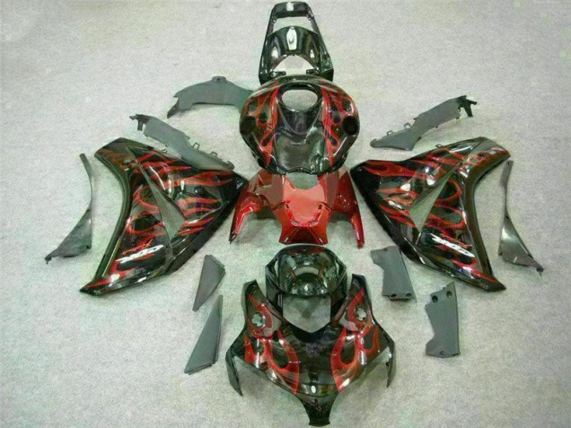 Honda CBR 1000 RR 08-11 Verkleidung - Rot Flamme