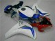 Honda CBR 1000 RR 08-11 Verkleidung - Weiß Blau Honda CBR 1000 RR 08-11 Verkleidung - Weiß Blau