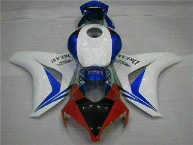 Honda CBR 1000 RR 08-11 Verkleidung - Weiß Blau