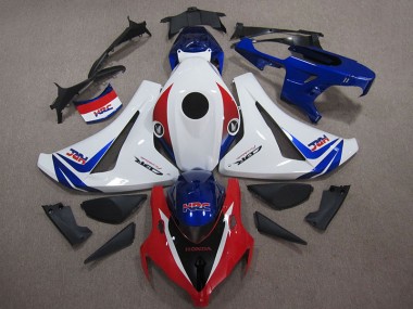 Honda CBR 1000 RR 08-11 Verkleidung - Weiß Blau Rot HRC