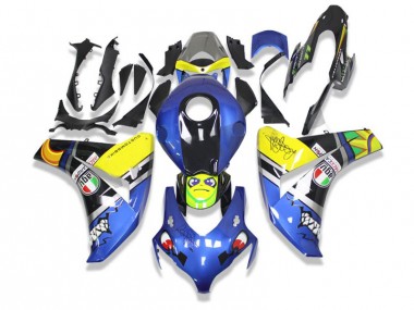Honda CBR 1000 RR 08-11 Verkleidungen - Blau Hai