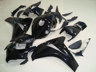 Honda CBR 1000 RR 08-11 Verkleidungen - Ganz schwarz ohne Aufkleber