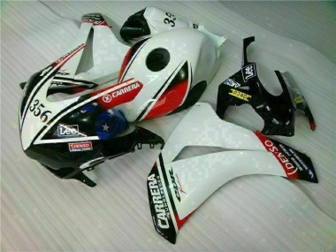 Honda CBR 1000 RR 08-11 Verkleidungen & Plastik - Weiß Schwarz